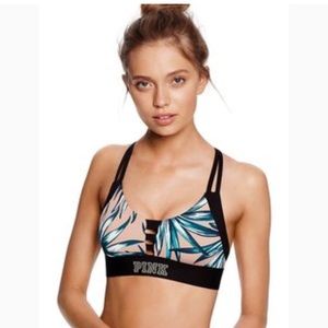 Pink Ultimate Strappy Sports Bra